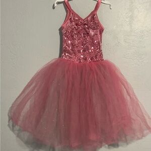 Weissman Shimmering Pink Dance Costume